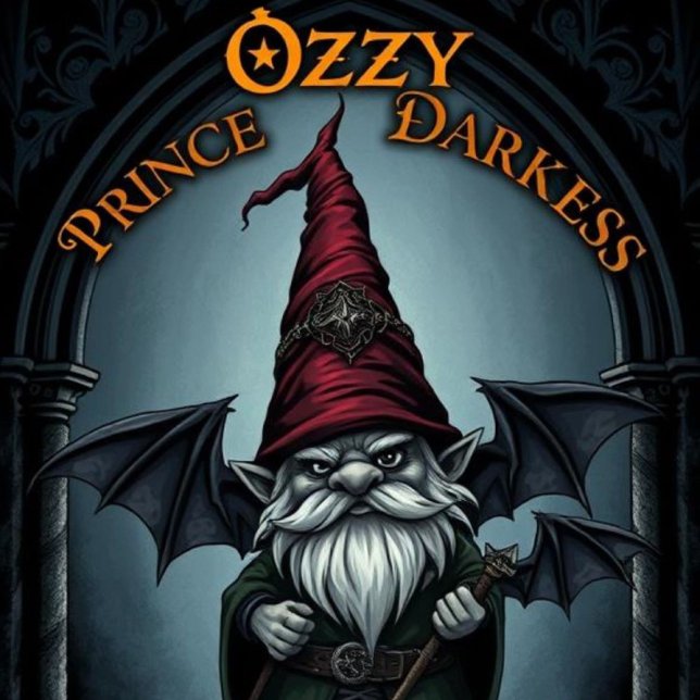T-shirt Ozzy Gnome Prince des Ténèbres (Créateur téléchargé)