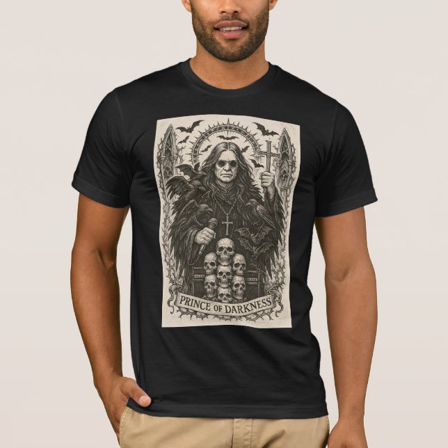 T-shirt Ozzy prince des ténèbres  (Devant)