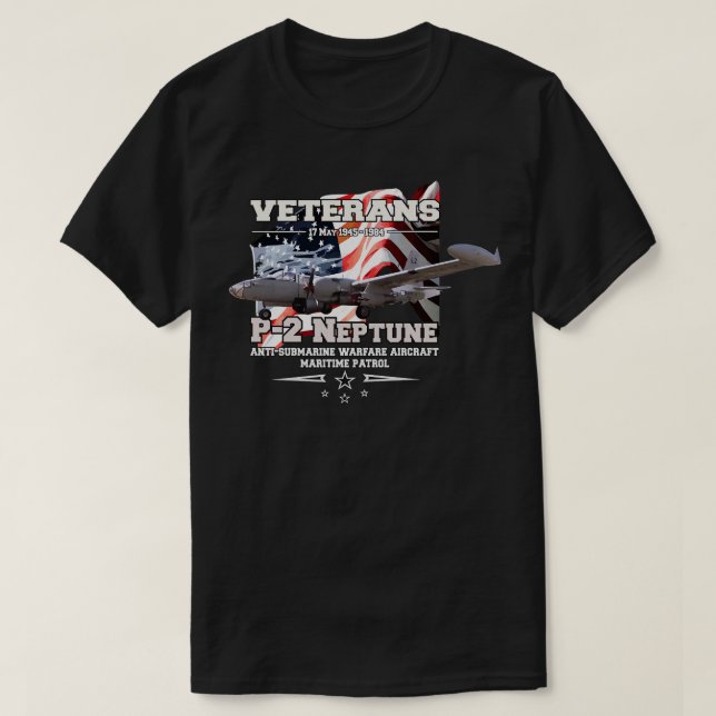T-shirt P2 Avion de patrouille maritime Neptune (Design devant)