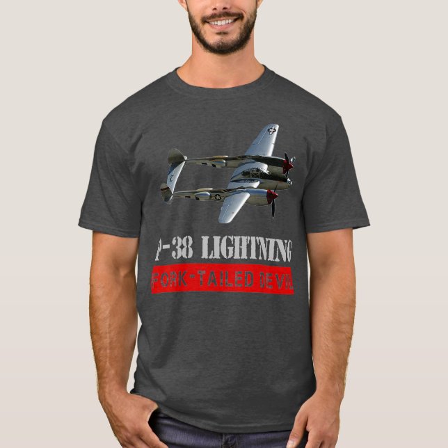 T-shirt P38 Lightning War (Devant)