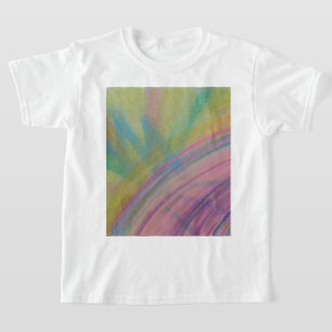 T-shirt P9 Art Abstrait Coloré Unique