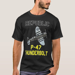T-shirt P 47 Thunderbolt The Jug 2ème guerre mondiale Airp