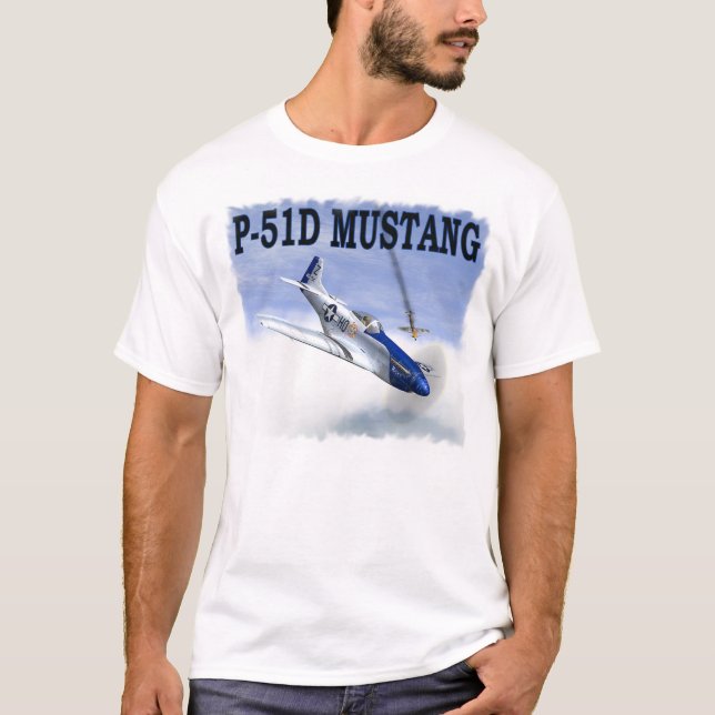 T-SHIRT P-51 CONTRE BF109 (Devant)