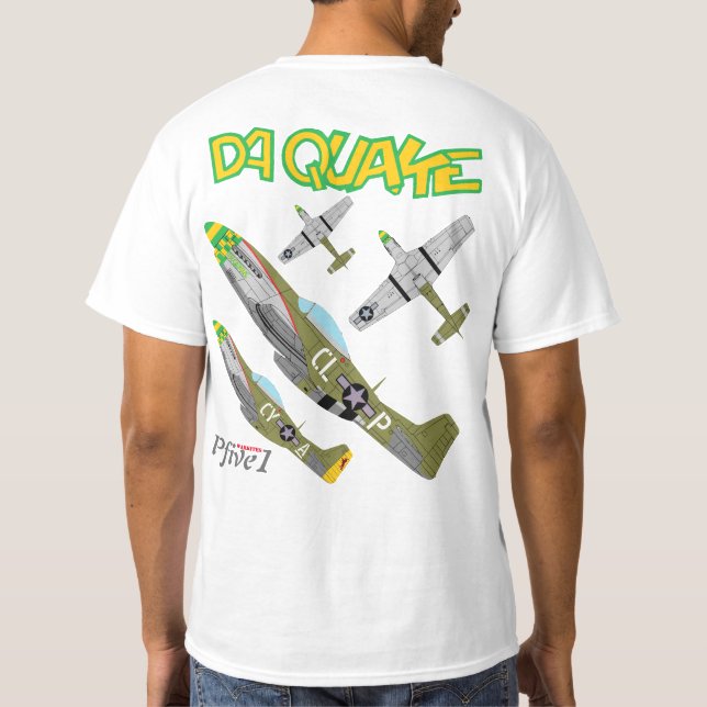 T-shirt P-51 DA QUAKE (Dos)