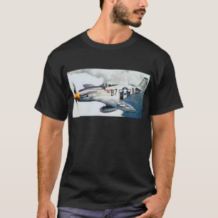 T-shirt P-51D Mustang, Force aérienne Vintage de la Second