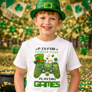 T-shirt P est pour jouer aux jeux