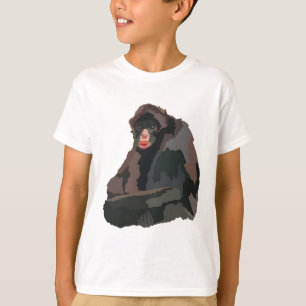 T-shirt P est pour le singe araignée péruvien