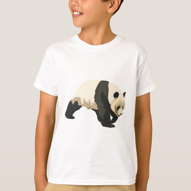 T-shirt P est pour Panda (Devant)