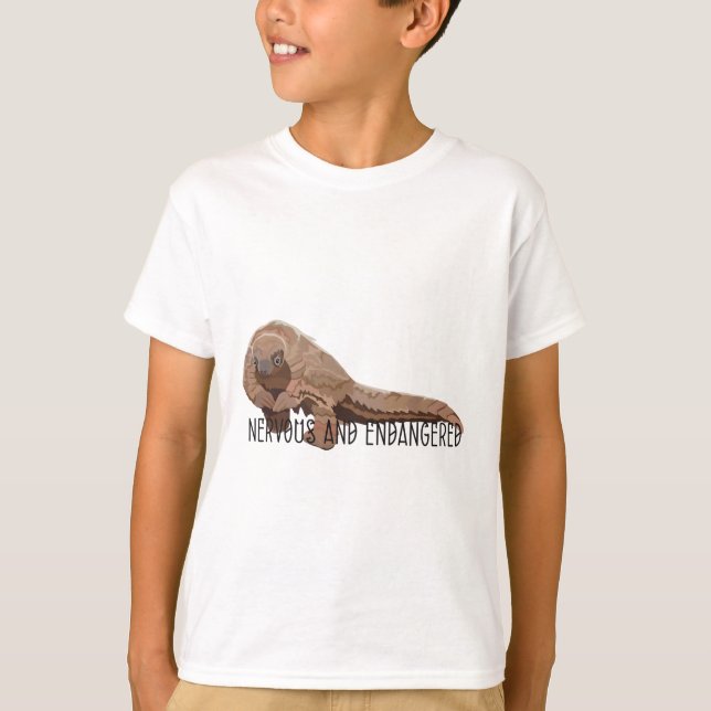 T-shirt P est pour Pangolin (Devant)