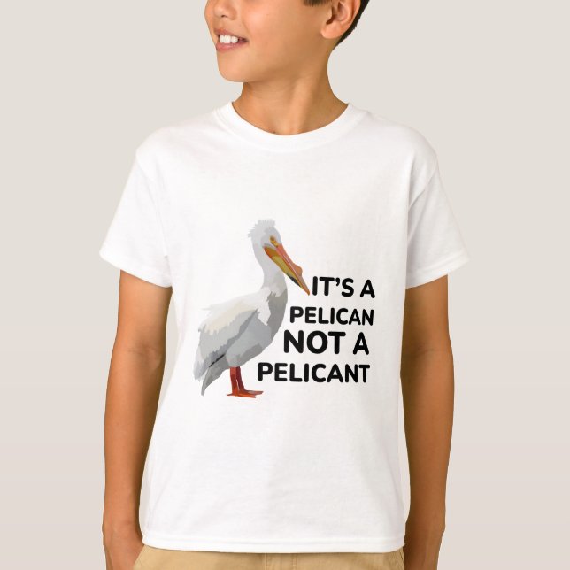 T-shirt P est pour Pélican (Devant)