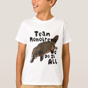 T-shirt P est pour Platypus