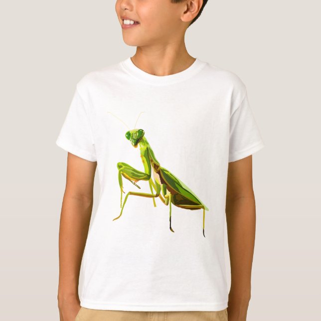 T-shirt P est pour prier Mantis (Devant)