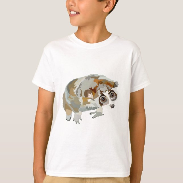 T-shirt P est pour Pygmy Slow Loris (Devant)