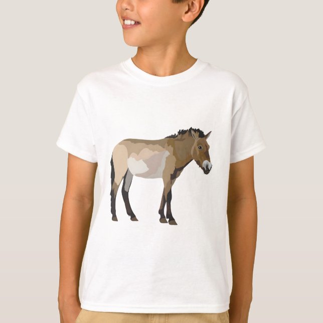 T-shirt P est Przewalski Horse (Devant)