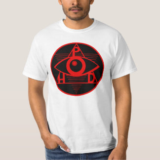 T-shirt P.H.D. Logo sur la chemise blanche