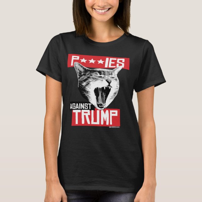 T-SHIRT P***IES CONTRE TRUMP (Devant)