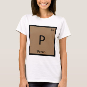 T-shirt P - Symbole de Tableau périodique de chimie de