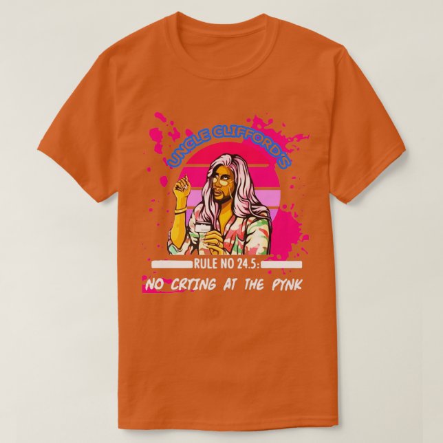 T-shirt P Valley Uncle Cliffords Règle no (Design devant)