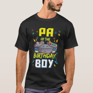 T-shirt Pa Du Joueur Vidéo Papa Py