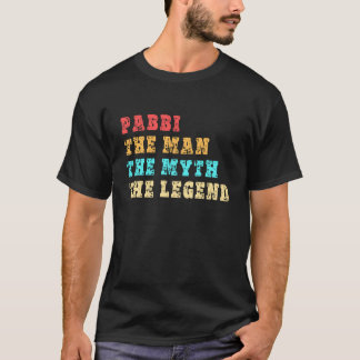 T-shirt PABBI, l'homme, le mythe, la légende, Tee pour pèr