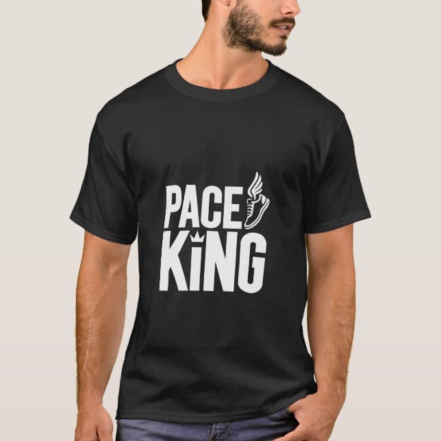 T-shirt Pace King - Marathon (Devant)