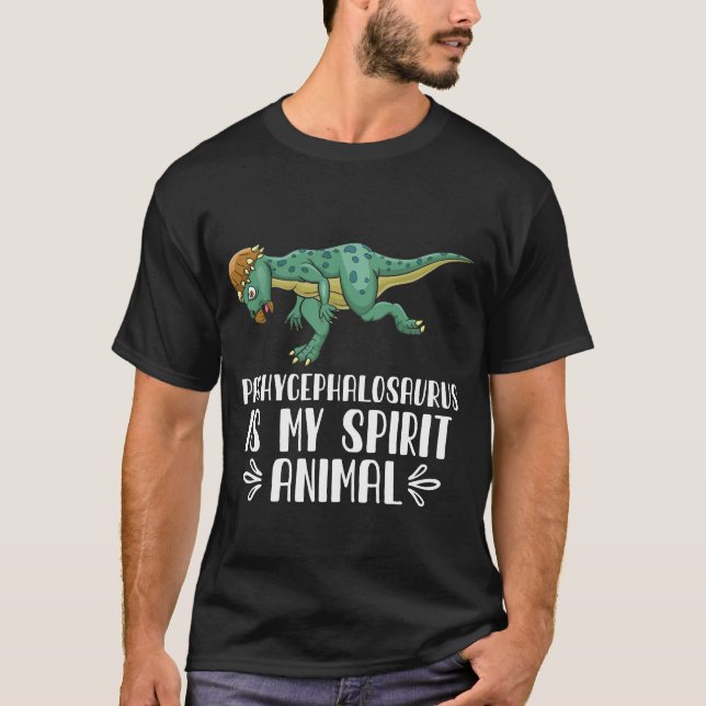 T-shirt Pachycéphalosaure est Mon Esprit Animal (Devant)