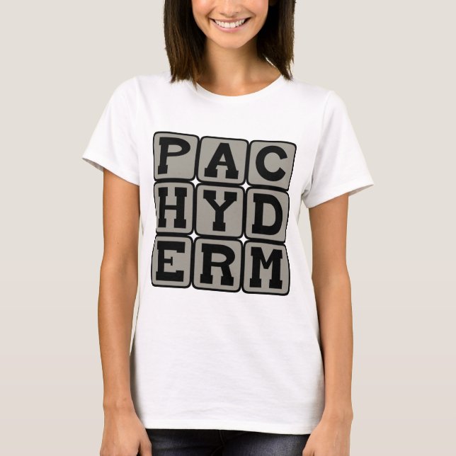 T-shirt Pachyderme, Éléphant (Devant)