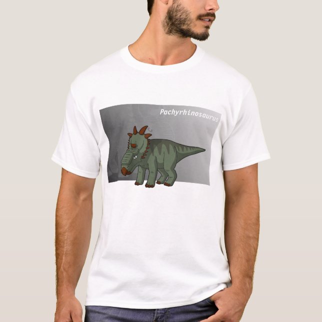 T-shirt Pachyrhinosaurus dinosaure (Devant)