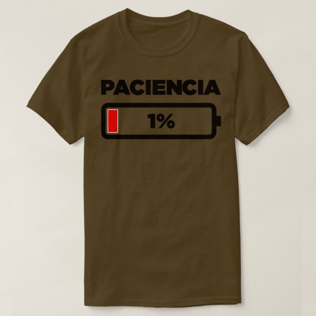 T-shirt Paciencia (Design devant)