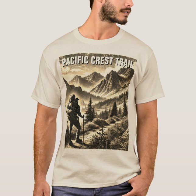 T-shirt Pacific Crest Trail (Devant)