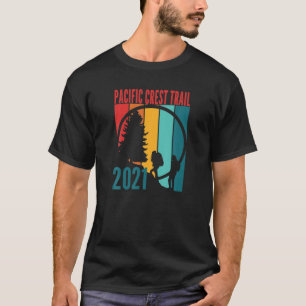 T-shirt Pacific Crest Trail Class Of 2021 Backpacker Sunse