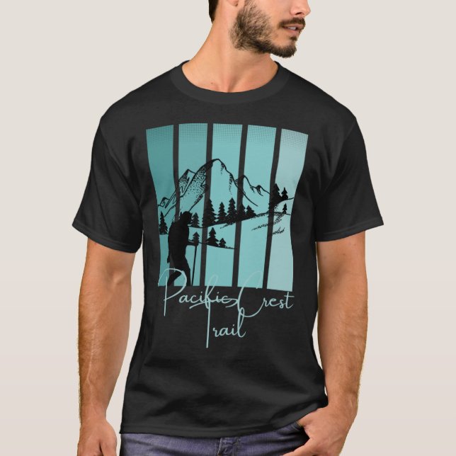 T-shirt Pacific Crest Trail PCT Randonnée National Park We (Devant)