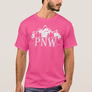 T-shirt Pacific Northwest Pnw - Randonnée d'aventure extér
