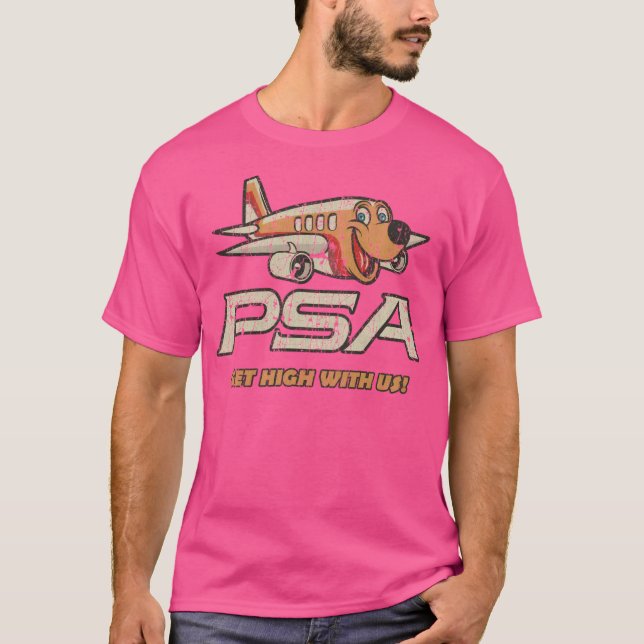 T-shirt Pacific Southwest Airlines (Psa) (Devant)