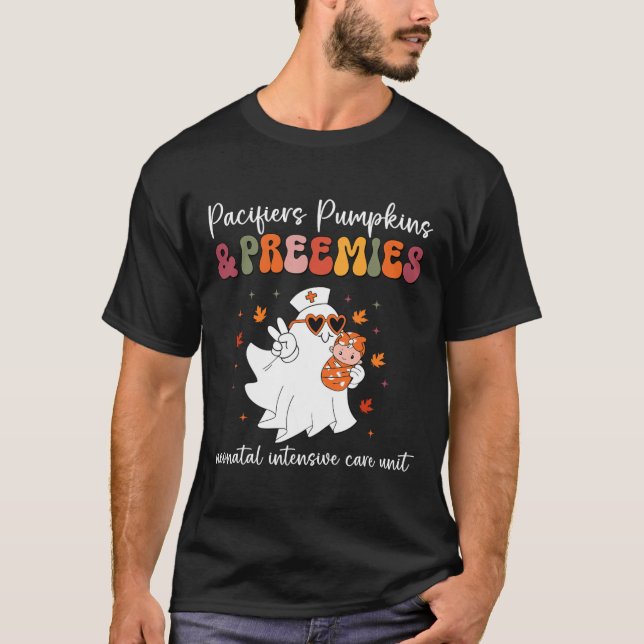 T-shirt Pacificateurs rétro Préementes Citrouilles Thanksg (Devant)