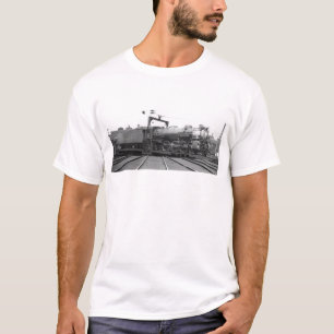 T-shirt Pacifique ferroviaire du sud sur le Tourne-disque
