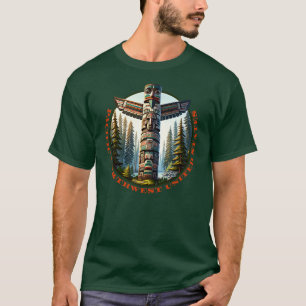 T-shirt Pacifique Nord-Ouest des États-Unis