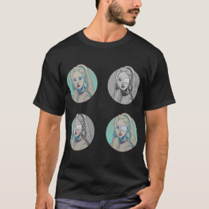 T-shirt (pack autocollant) jinsoul cercle oeil impair Stic