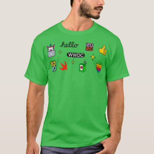 T-shirt Pack autocollant WWDC 2020