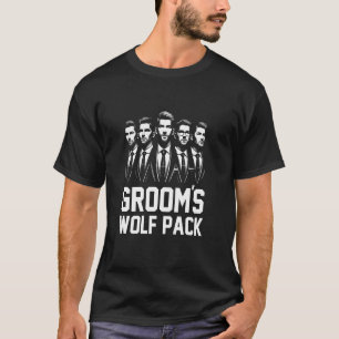 T-shirt Pack de loups des garçons d'honneur Enterrement de
