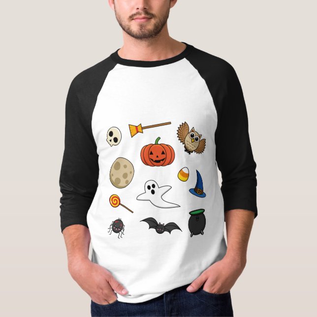 T-shirt Pack Halloween Kawaii (Devant)