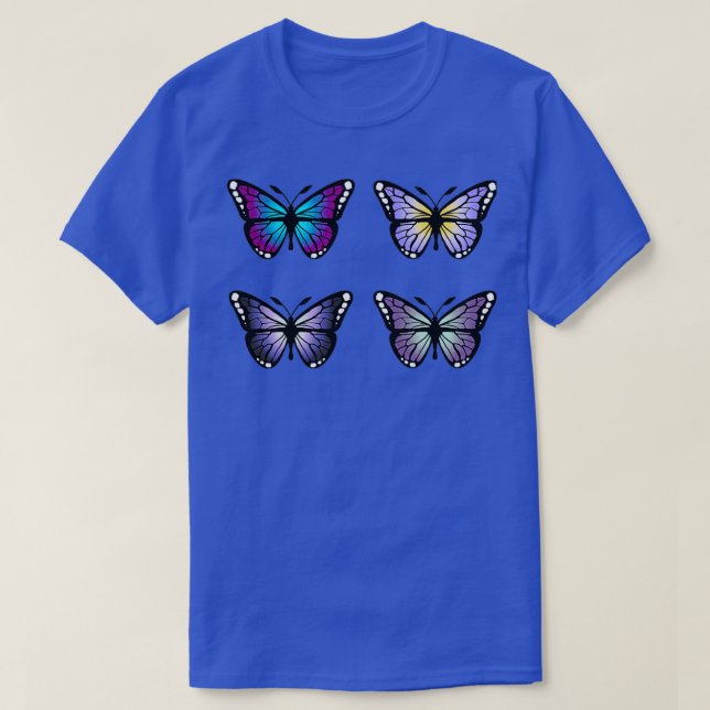 T-shirt Pack papillon coloré 1 (Design devant)