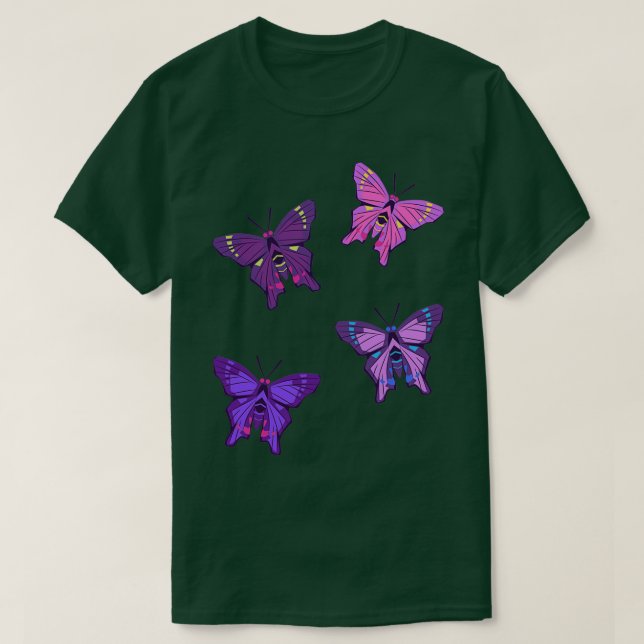T-shirt Pack Papillon pourpre (Design devant)