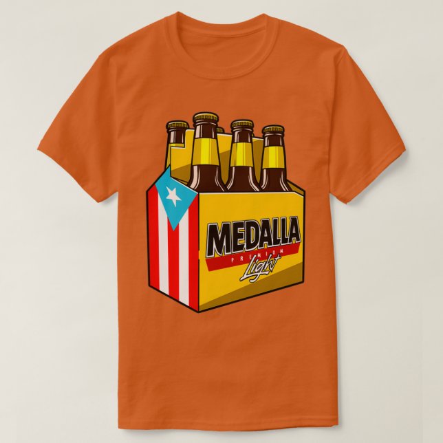 T-shirt Pack six Medalla Light (Design devant)