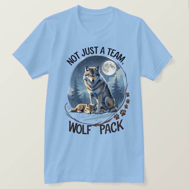 T-shirt Pack Wolf - United by Nature (Design devant)