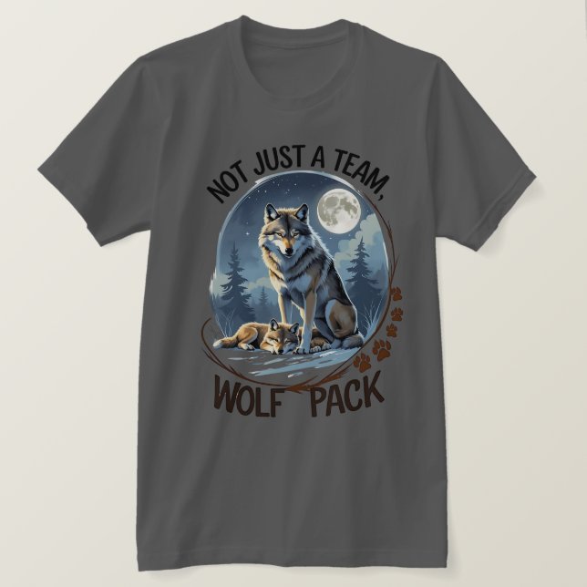 T-shirt Pack Wolf - United by Nature (Design devant)