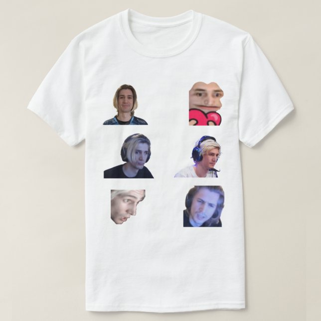 T-shirt Pack xQc Emotes (Design devant)