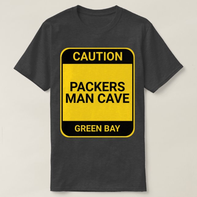 T-SHIRT PACKERS MAN CAVE (Design devant)