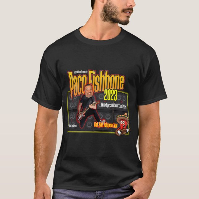 T-shirt Paco en concert (Devant)