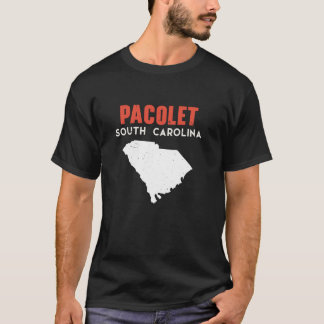 T-shirt Pacolet Caroline du Sud USA State America Travel